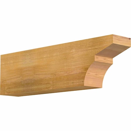 Ekena Millwork Monterey Rough Sawn Rafter Tail, Western Red Cedar, 6"W x 10"H x 36"L RFT06X10X36MON00RWR